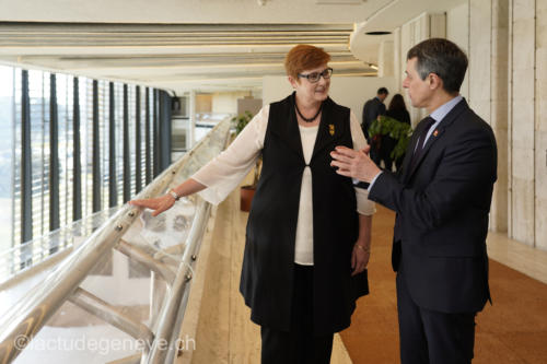 40th session of the United Nations Human Rights Council, 25nfebruary 2019  Marise Payne, Minister for Foreign Affairs of Australia. Photo: Christian Bonzon