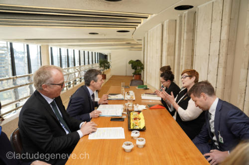 40th session of the United Nations Human Rights Council, 25nfebruary 2019  Marise Payne, Minister for Foreign Affairs of Australia. Photo: Christian Bonzon