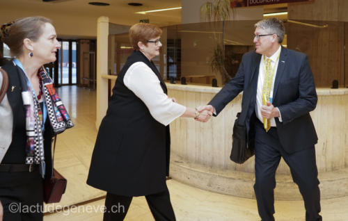 40th session of the United Nations Human Rights Council, 25nfebruary 2019  Marise Payne, Minister for Foreign Affairs of Australia. Photo: Christian Bonzon