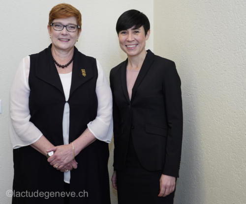 40th session of the United Nations Human Rights Council, 25nfebruary 2019  Marise Payne, Minister for Foreign Affairs of Australia. Photo: Christian Bonzon
