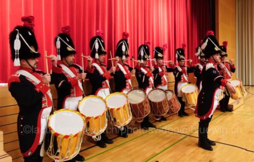 Concert réunissant la Musique Municipale de Versoix (MMV) et Musique & Batterie de marche des Vieux-Grenadiers de Genève.25 novembre 2018, 17h00, Salle communale Lachenal©lactudegeneve.ch