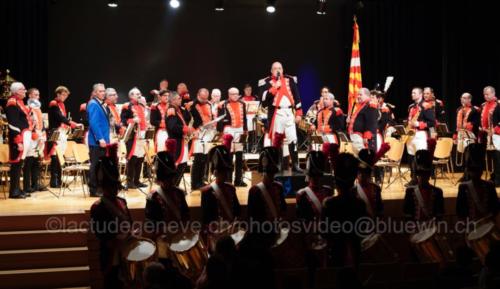 Concert réunissant la Musique Municipale de Versoix (MMV) et Musique & Batterie de marche des Vieux-Grenadiers de Genève.25 novembre 2018, 17h00, Salle communale Lachenal©lactudegeneve.ch