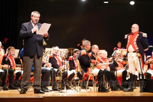 Concert réunissant la Musique Municipale de Versoix (MMV) et Musique & Batterie de marche des Vieux-Grenadiers de Genève.25 novembre 2018, 17h00, Salle communale Lachenal©lactudegeneve.ch